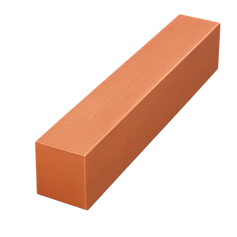 Квадрат медный 27х27 мм М1 ГОСТ 1535-2016